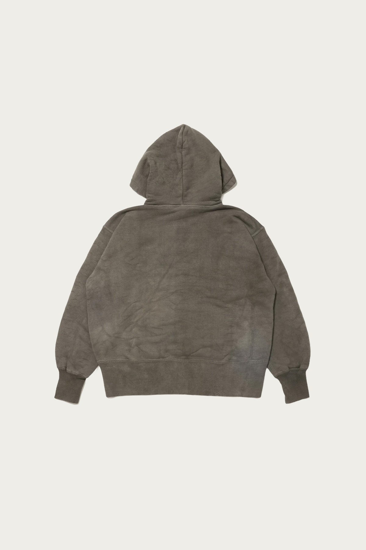 Taiga Takahashi - Lot.606 Hooded Sweatshirt - Logwood Dyed Gray - Canoe Club