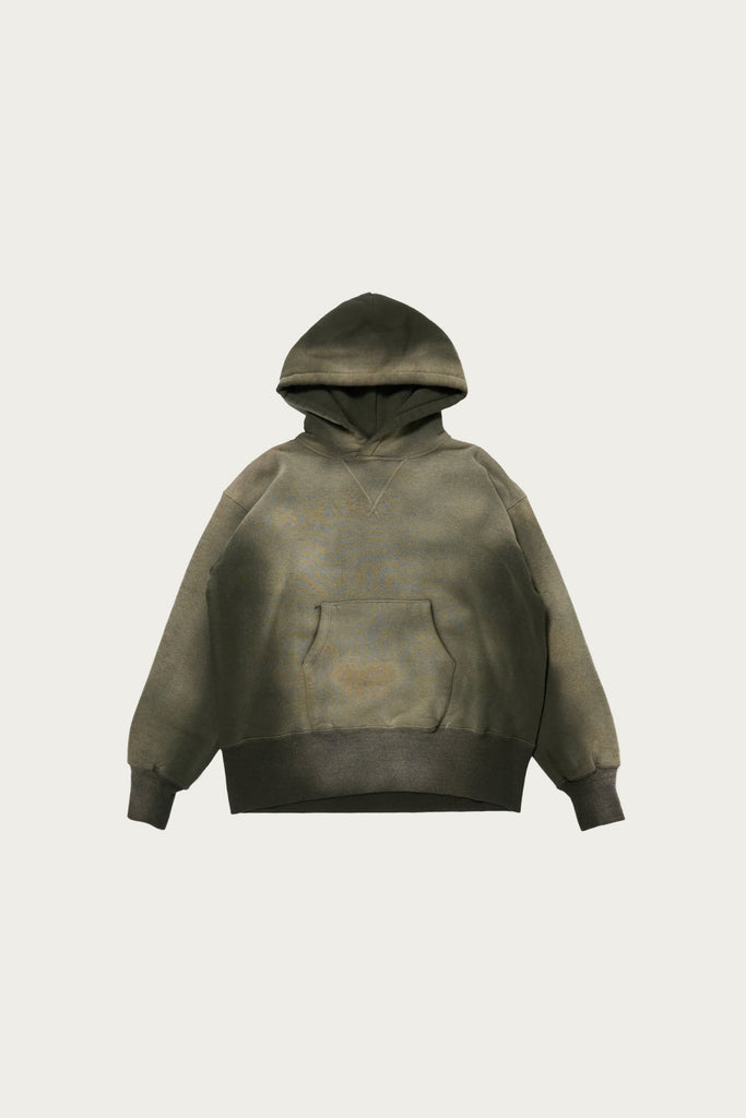 Taiga Takahashi - Lot. 606 Hoodie - Bleached Deep Green - Canoe Club