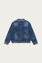 Taiga Takahashi - Lot. 703 Denim Jacket C. 1920's - Damaged Indigo Paint - Canoe Club