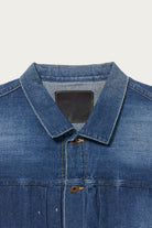 Taiga Takahashi - Lot. 703 Denim Jacket C. 1920's - Damaged Indigo Paint - Canoe Club
