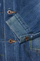 Taiga Takahashi - Lot. 703 Denim Jacket C. 1920's - Damaged Indigo Paint - Canoe Club