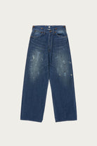 Taiga Takahashi - Lot. 704 Denim Trousers C.1920's - Damaged Indigo Paint - Canoe Club