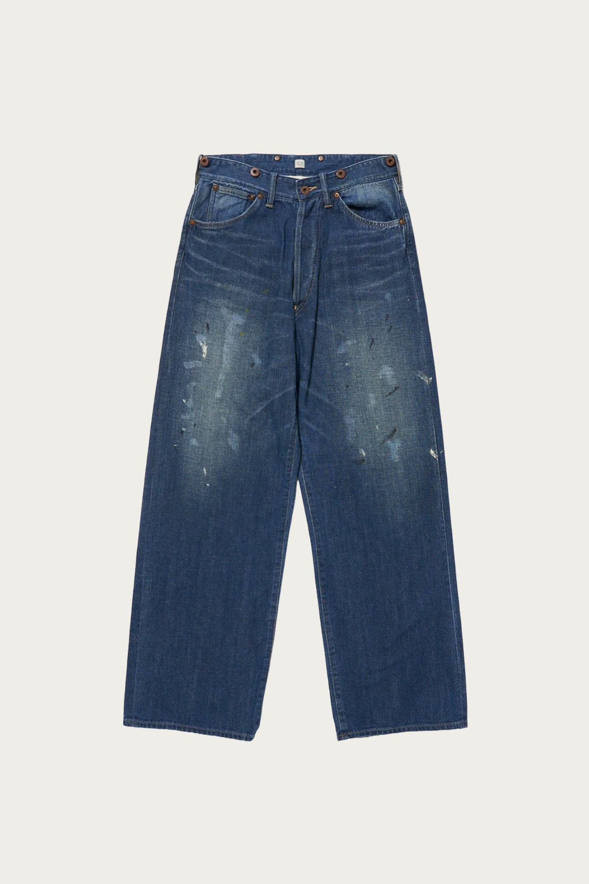 Taiga Takahashi Lot. 704 Denim Trousers C.1920's | Damaged Indigo