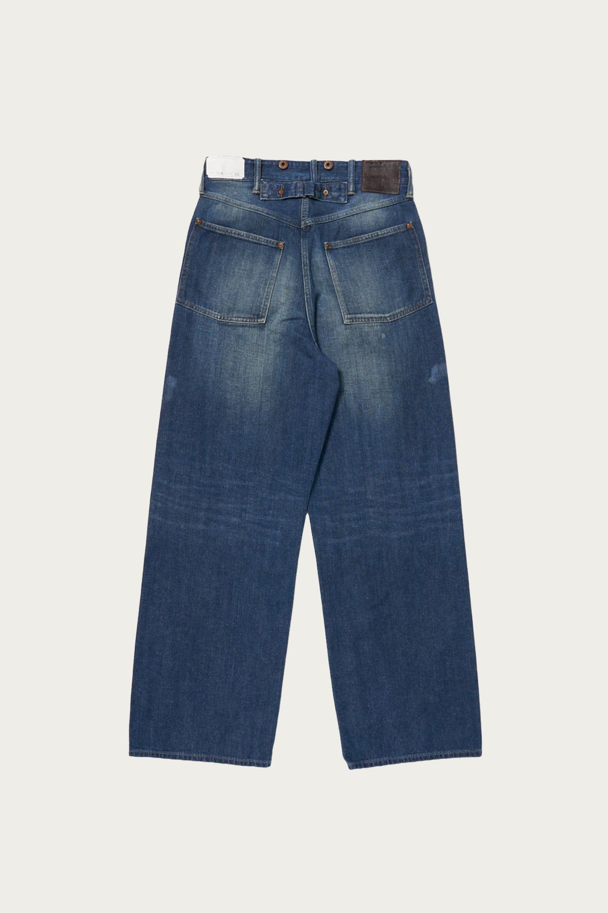 Taiga Takahashi - Lot. 704 Denim Trousers C.1920's - Damaged Indigo Paint - Canoe Club