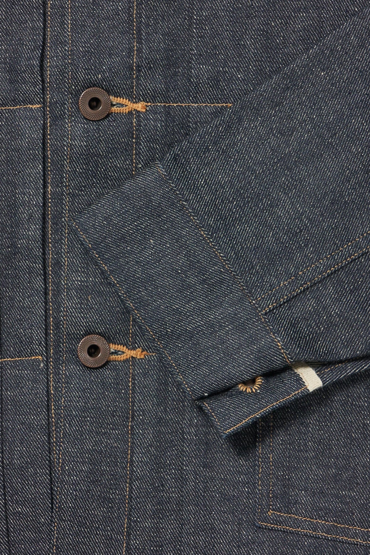 Taiga Takahashi - Lot. 714 Denim Side Panel Jacket - Raw Indigo - Canoe Club