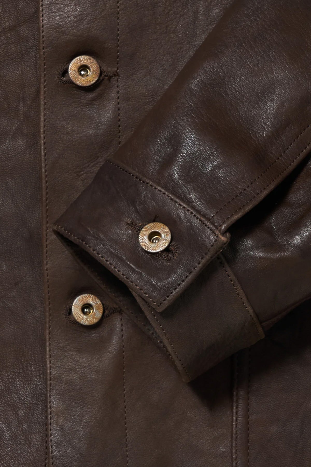 Taiga Takahashi - Lot. 804 Leather Jacket c. 1930s - Mud Dyed Brown - Canoe Club