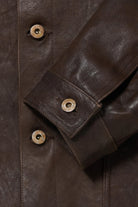 Taiga Takahashi - Lot. 804 Leather Jacket c. 1930s - Mud Dyed Brown - Canoe Club