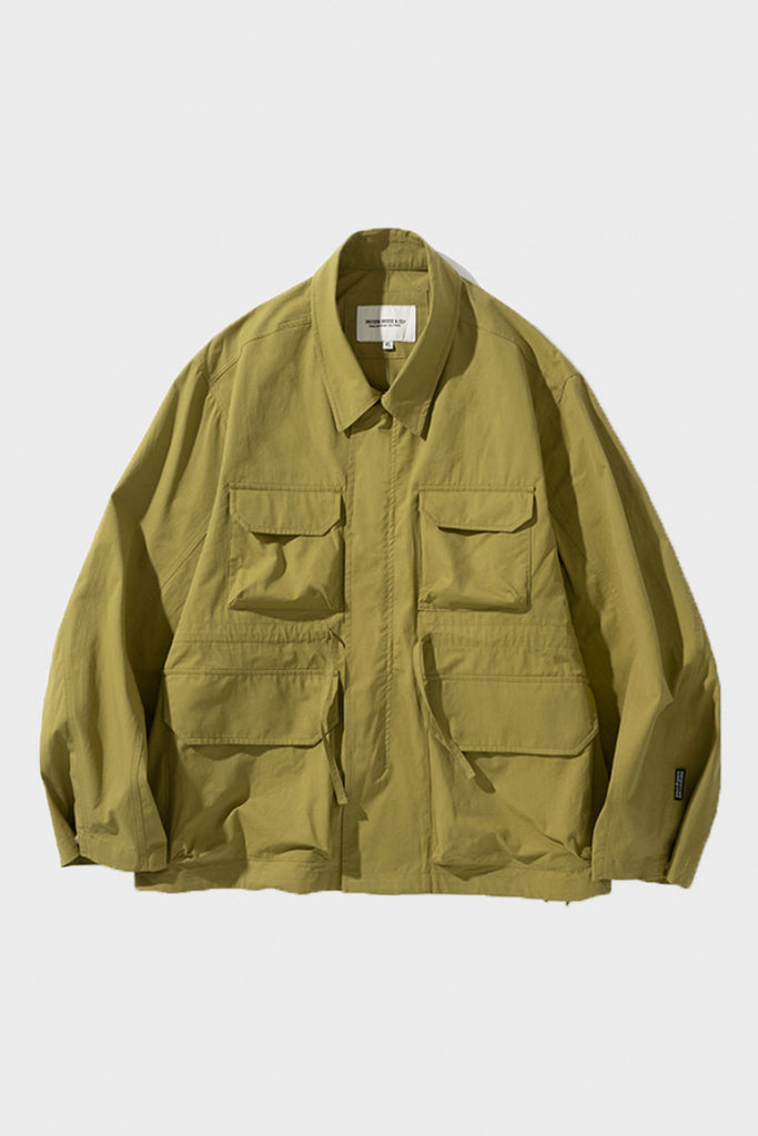 Uniform Bridge - 4 Pocket Coach Jacket - Mustard Green - Canoe Club