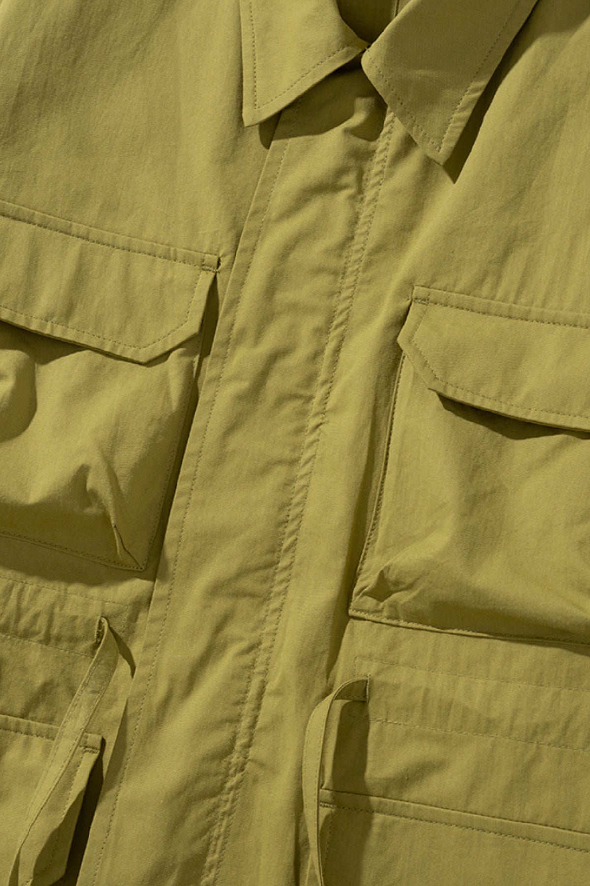 Uniform Bridge - 4 Pocket Coach Jacket - Mustard Green - Canoe Club