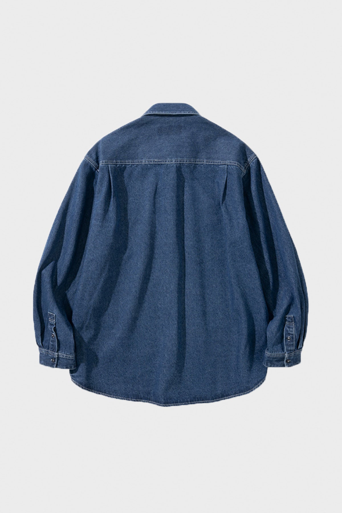 Uniform Bridge - 9.5oz Washed Denim Pocket Shirts - Indigo Washed - Canoe Club