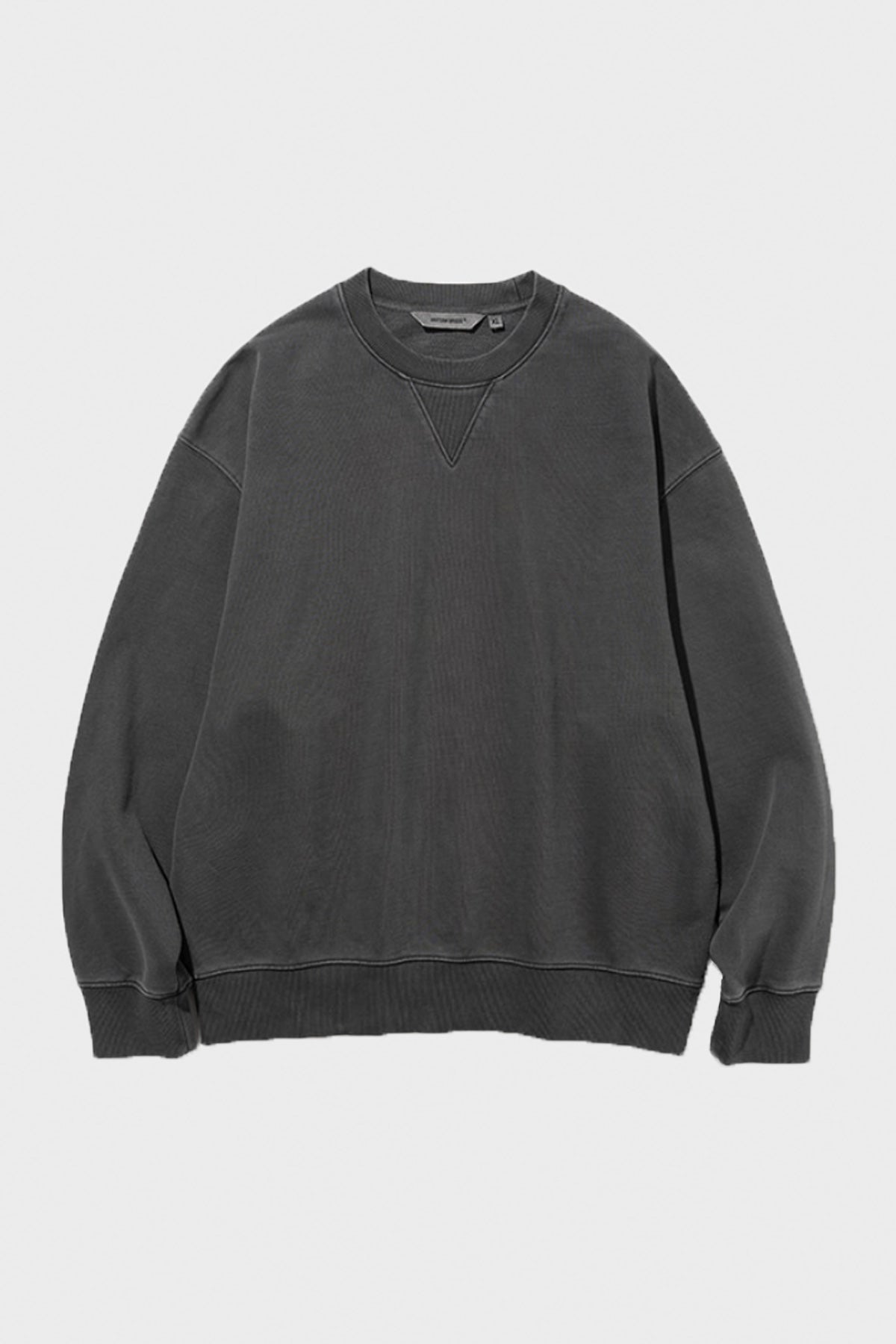 Uniform Bridge - Basic Dye Sweatshirt - Pigment Charcoal - Canoe Club