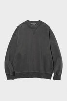 Uniform Bridge - Basic Dye Sweatshirt - Pigment Charcoal - Canoe Club
