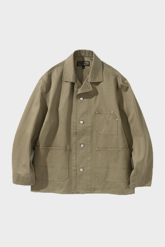 Uniform Bridge - Coverall Work Jacket - Khaki - Canoe Club