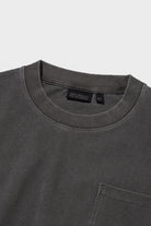Uniform Bridge - Dyeing Pocket L/S Tee - Pigment Charcoal - Canoe Club