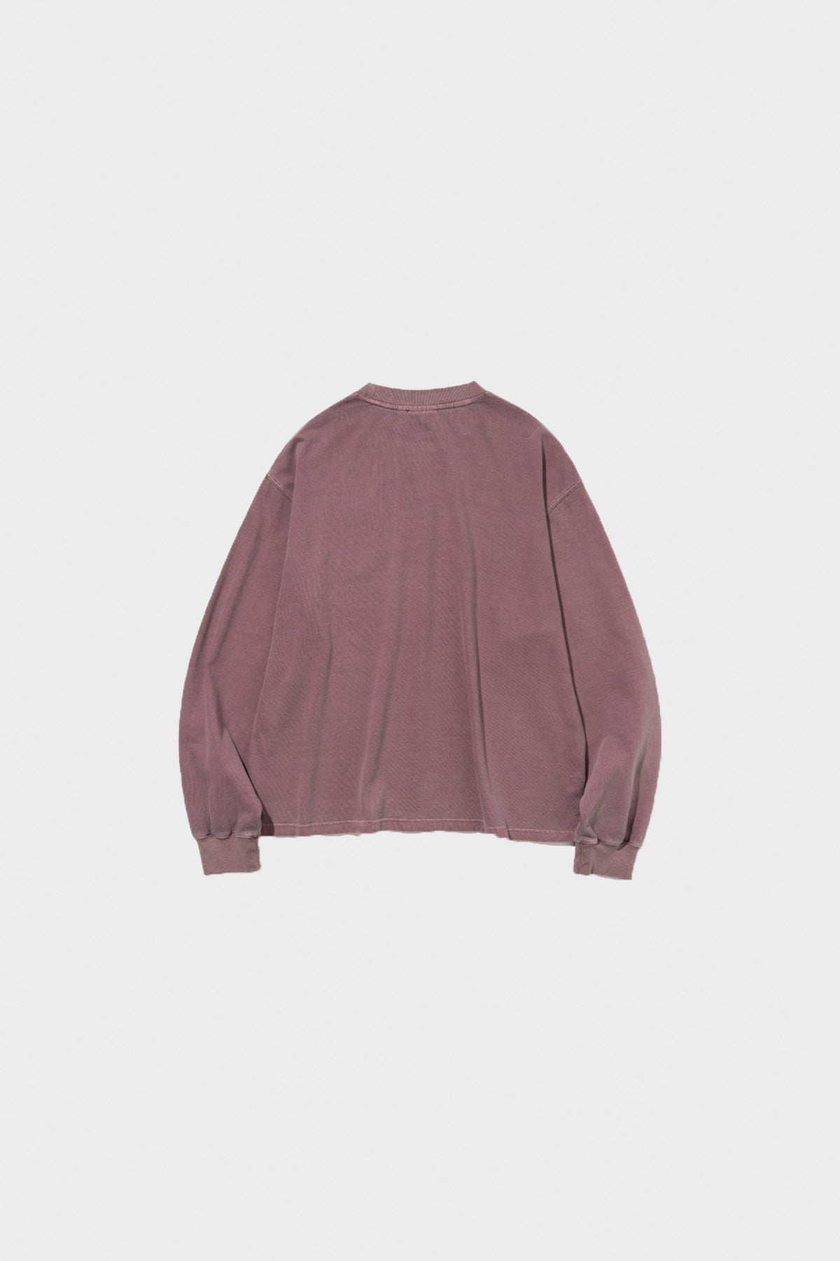 Uniform Bridge - Dyeing Pocket L/S Tee - Pigment Purple - Canoe Club