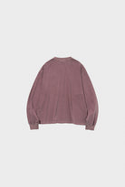 Uniform Bridge - Dyeing Pocket L/S Tee - Pigment Purple - Canoe Club