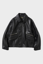 Uniform Bridge - MK3 Vegan Leather Jacket - Black - Canoe Club