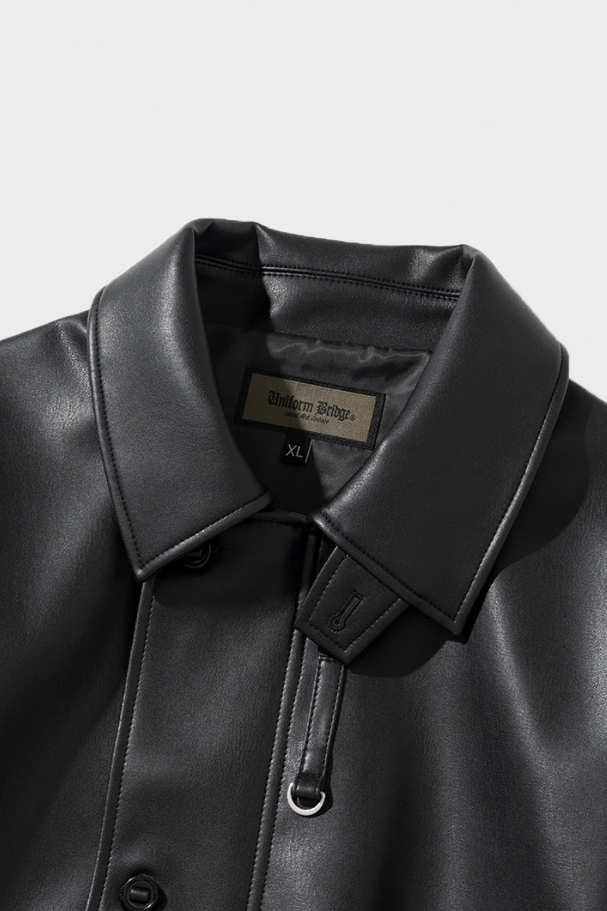 Uniform Bridge - MK3 Vegan Leather Jacket - Black - Canoe Club