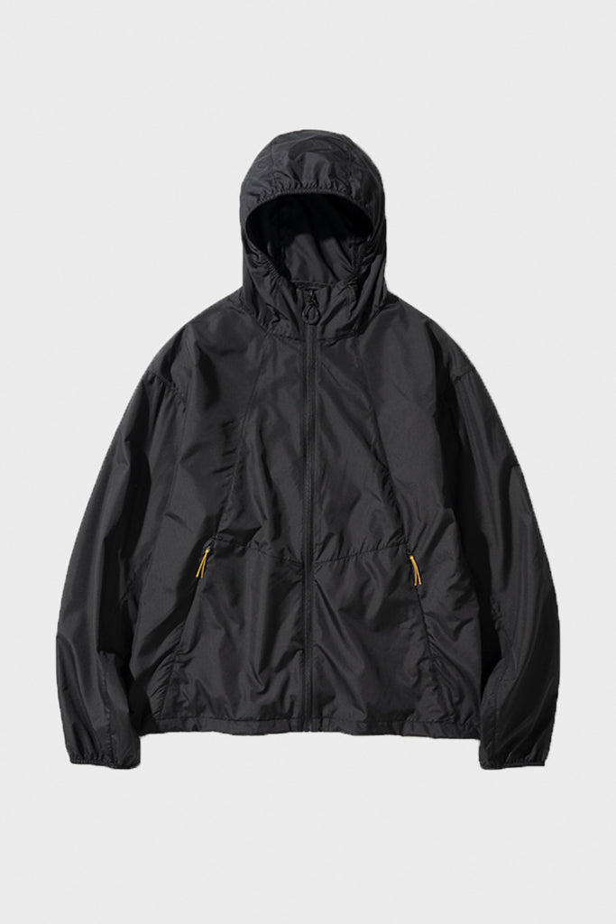 Uniform Bridge - Packable Light Wind Jacket - Black - Canoe Club