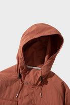 Uniform Bridge - Pocket Mountain Parka - Coral Orange - Canoe Club