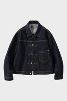Uniform Bridge - Type I Denim Trucker Jacket - Indigo - Canoe Club
