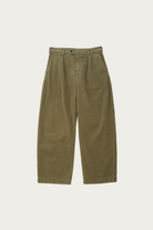 URU - 1 Tuck Work Pants - D.Khaki - Canoe Club
