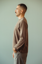 URU - Crew Neck L/S Tee B - F.Brown - Canoe Club
