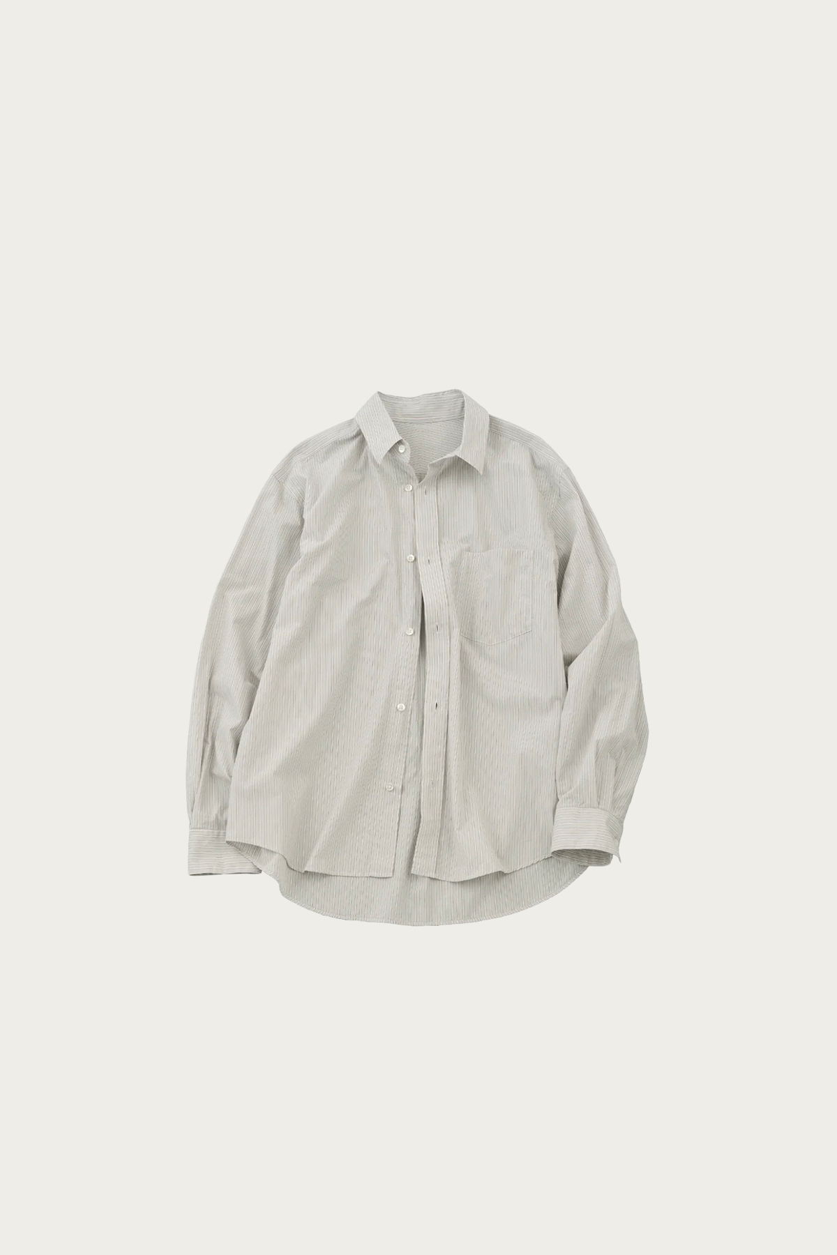 URU - Regular Collar L/S Shirts B - Gray - Canoe Club