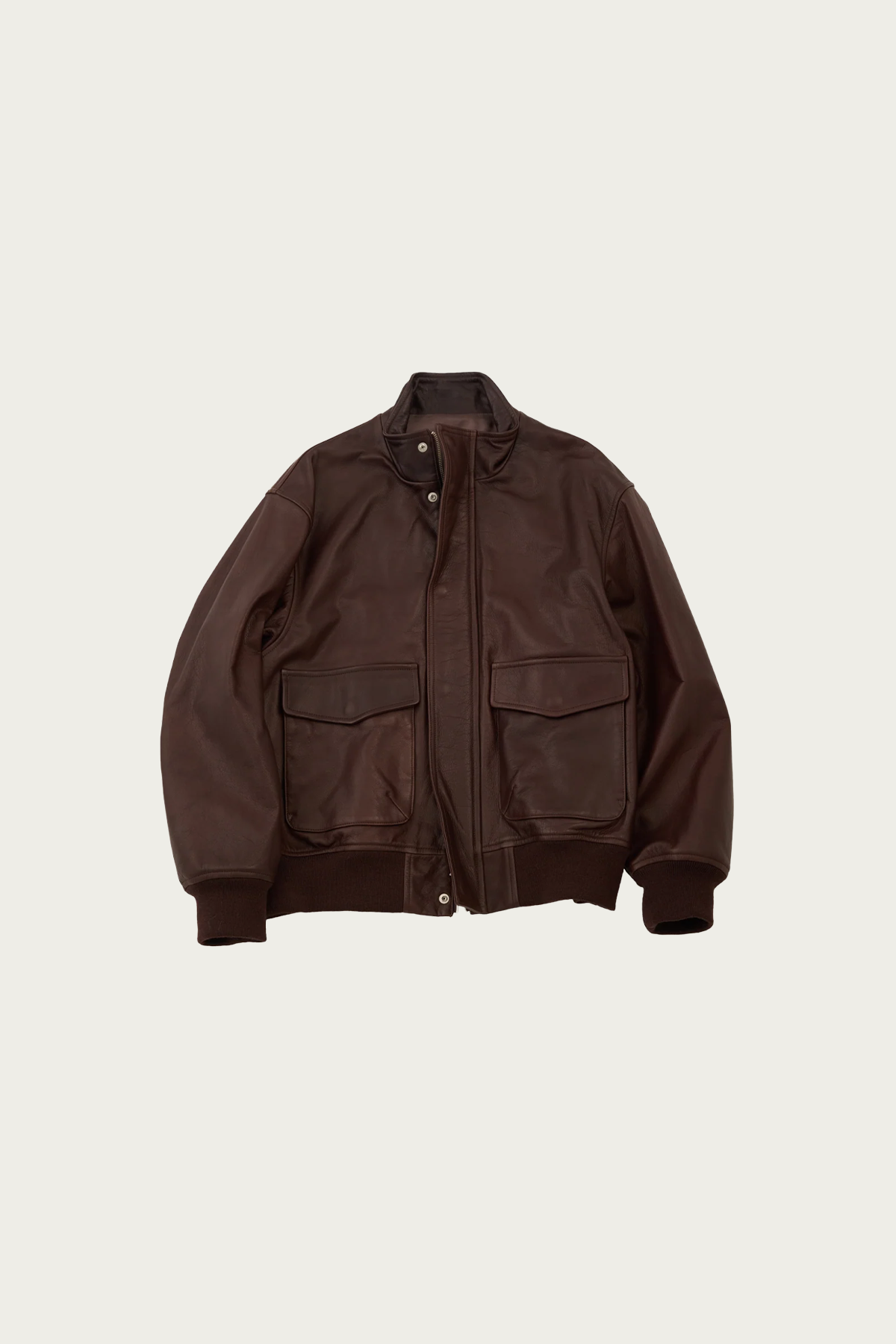 URU - Zip Up Blouson - Brown - Canoe Club