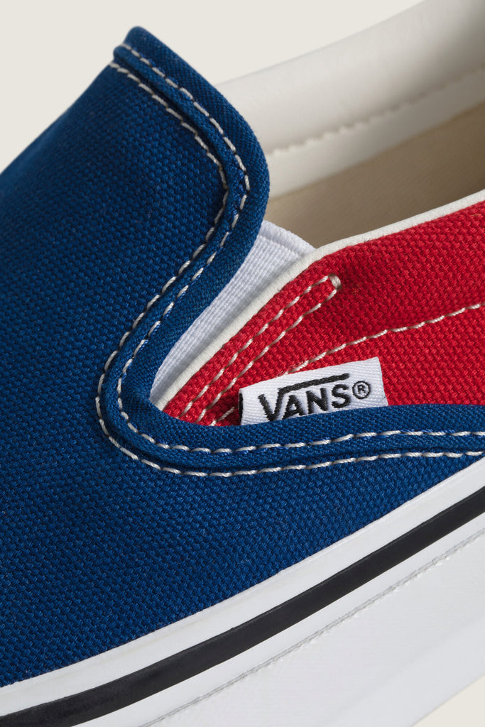 Vans - Engineered Garments x Vans OTW Slip-On 98 - Red/Navy - Canoe Club
