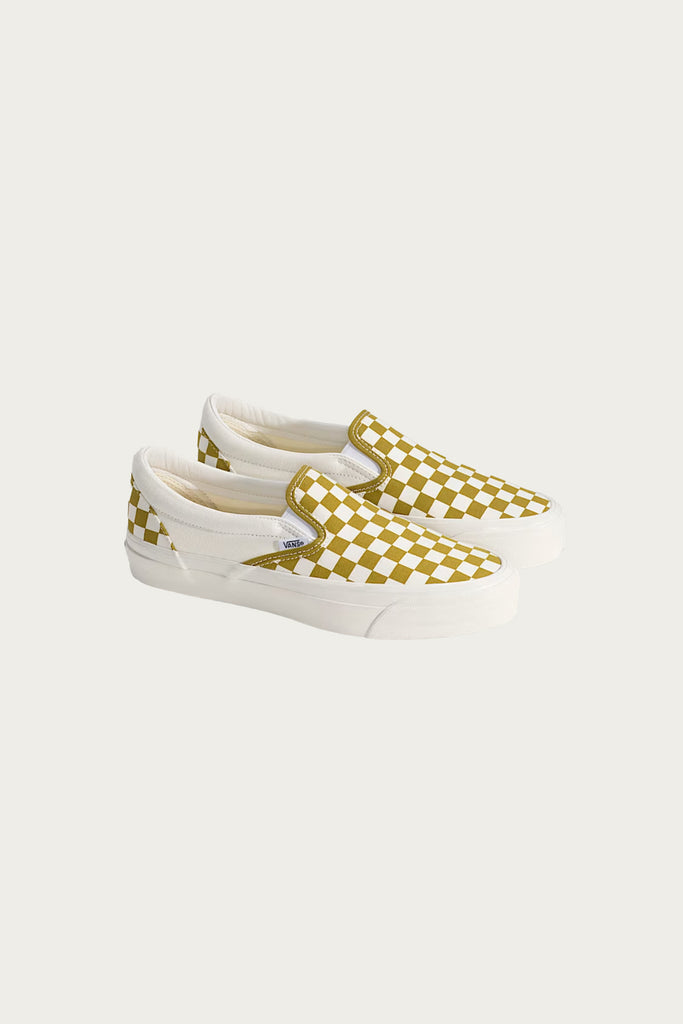 Vans - LX Classic Slip-On 98 - Checkerboard Burnt Gold - Canoe Club