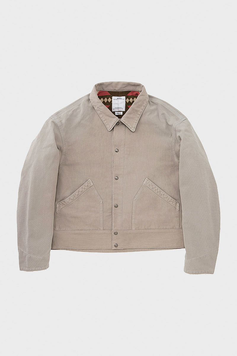 Visvim Alpha Short Jacket (Dry Pique) | Beige | Canoe Club