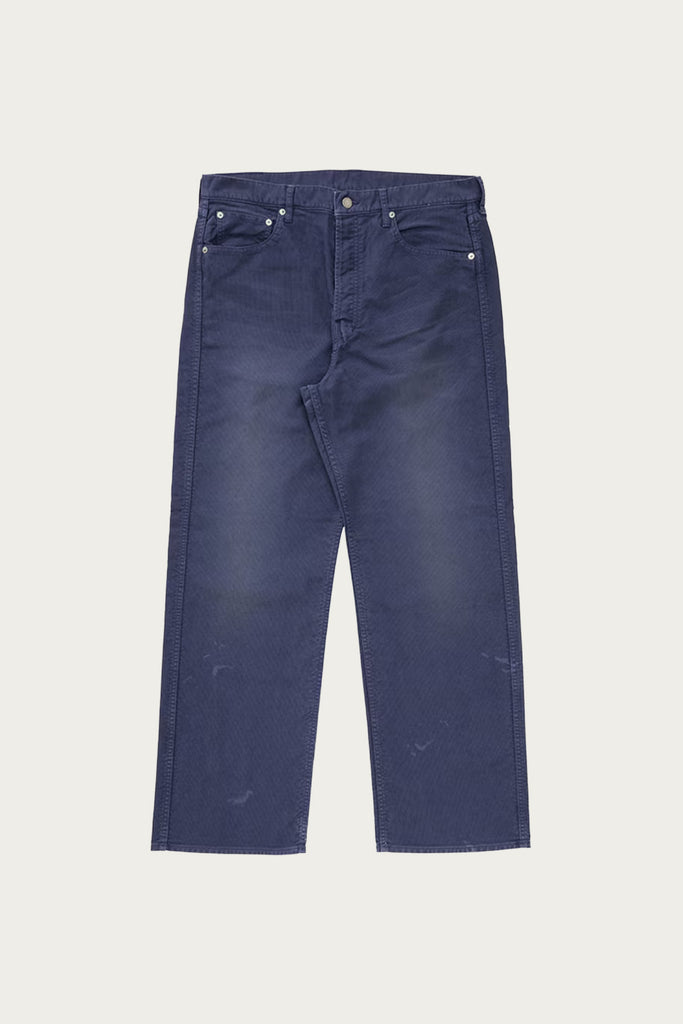 Visvim - Fluxus 01 Wide G. Cords - Blue - Canoe Club