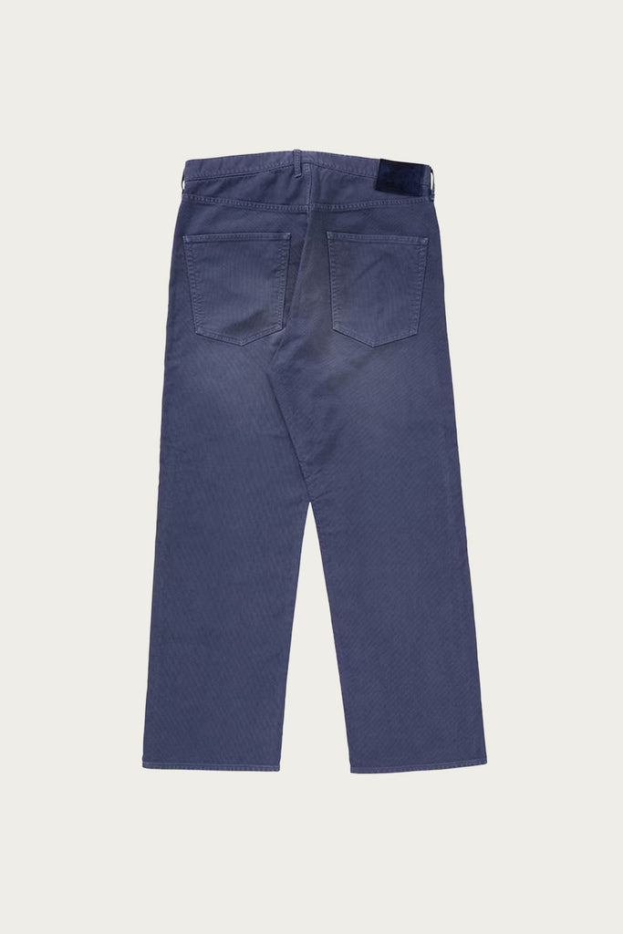 Visvim - Fluxus 01 Wide G. Cords - Blue - Canoe Club