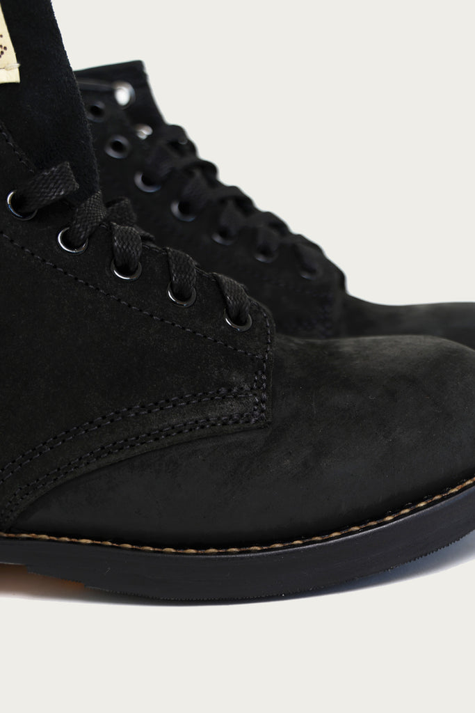 Visvim - FW24 Brigadier Boots-Folk - Black - Canoe Club