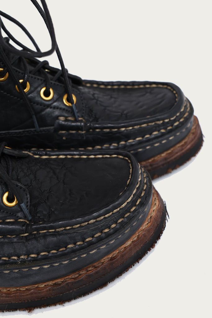 Visvim - Grizzly Camper Hi-Folk - Black - Canoe Club