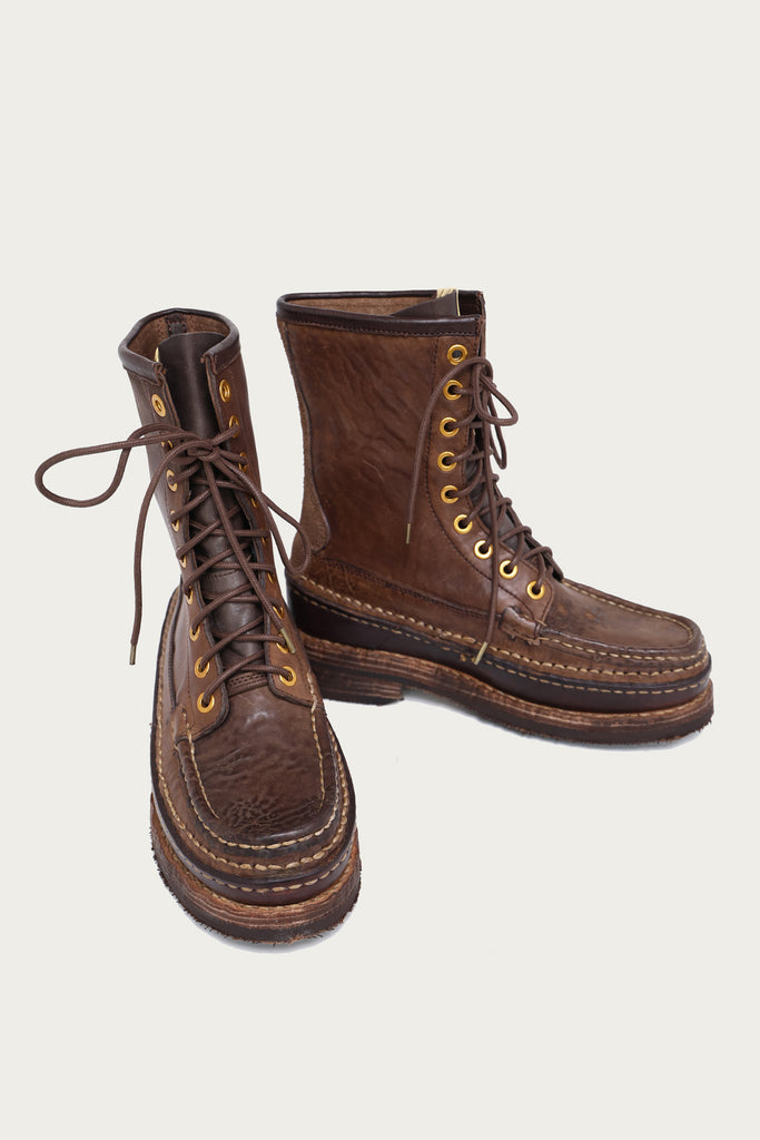 Visvim - Grizzly Camper Hi-Folk - Dark Brown - Canoe Club