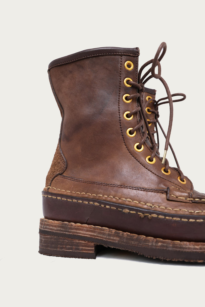 Visvim - Grizzly Camper Hi-Folk - Dark Brown - Canoe Club