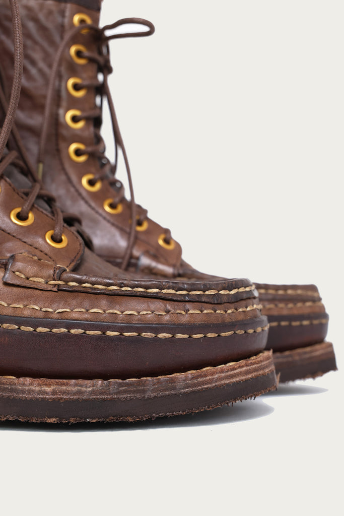 Visvim - Grizzly Camper Hi-Folk - Dark Brown - Canoe Club