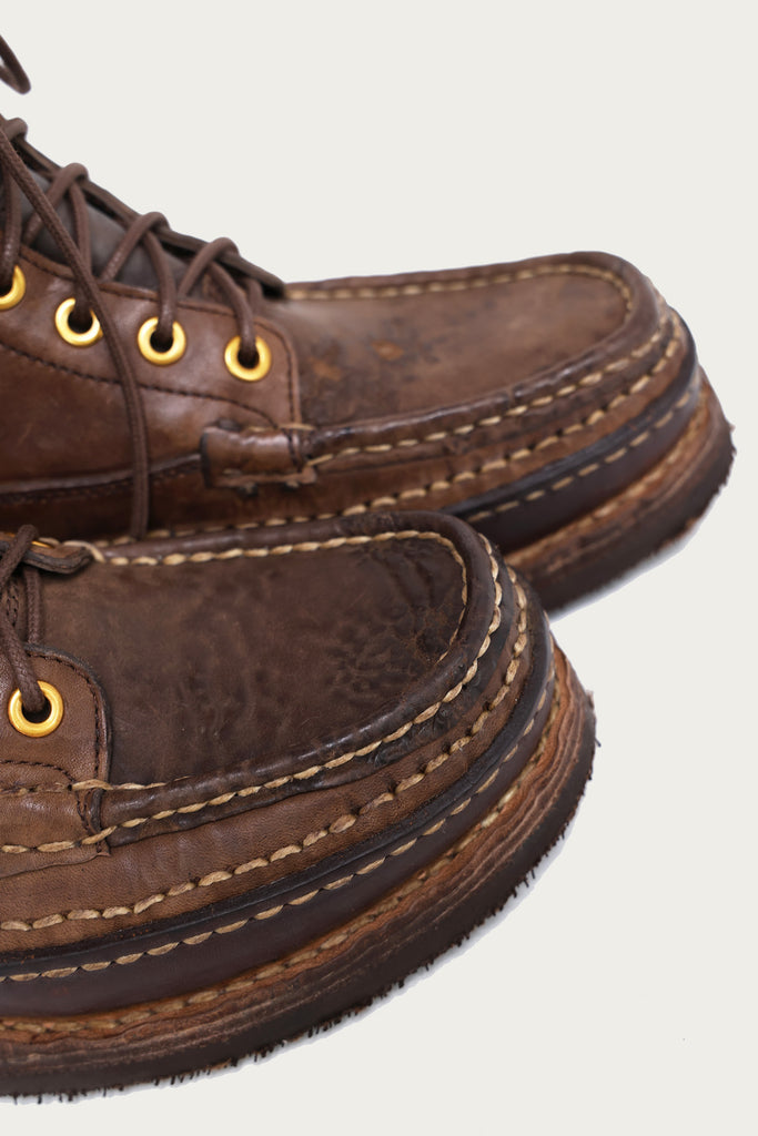 Visvim - Grizzly Camper Hi-Folk - Dark Brown - Canoe Club