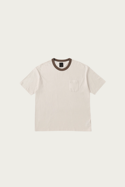 Visvim (I.C.T.) Jumbo Tee S/S 2-Tone (N.D.) | Lt. Mud | Canoe Club