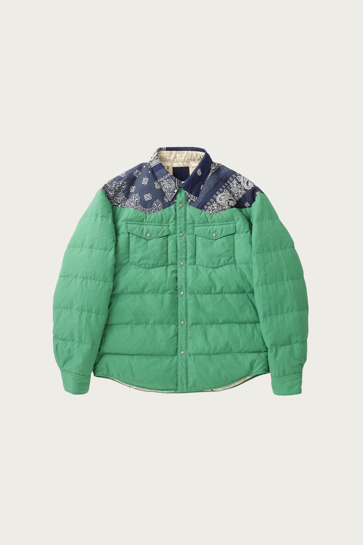 Visvim - (I.C.T.) Kerchief Down JKT - Green - Canoe Club