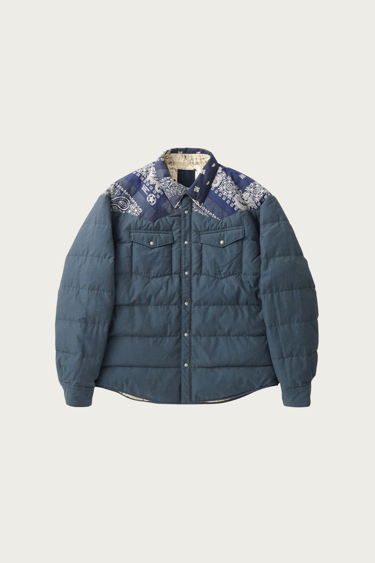 Visvim - (I.C.T.) Kerchief Down JKT - Navy - Canoe Club