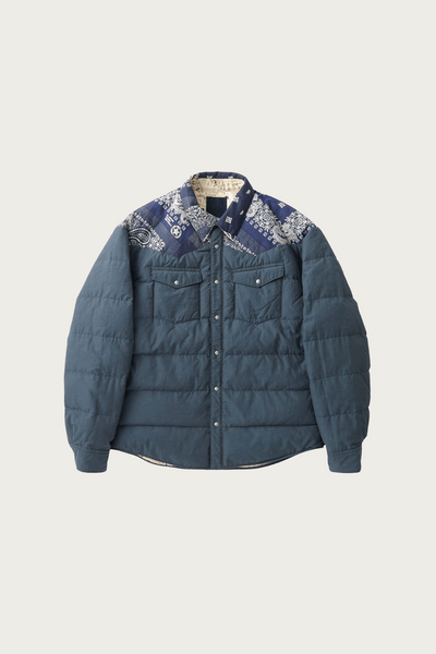 Visvim (I.C.T.) Kerchief Down JKT | Navy | Canoe Club