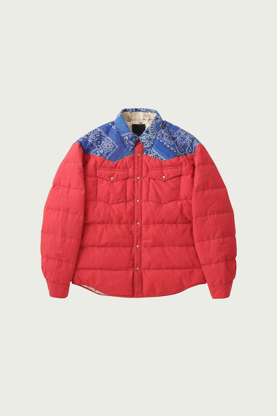 Visvim (I.C.T.) Kerchief Down JKT | Red | Canoe Club