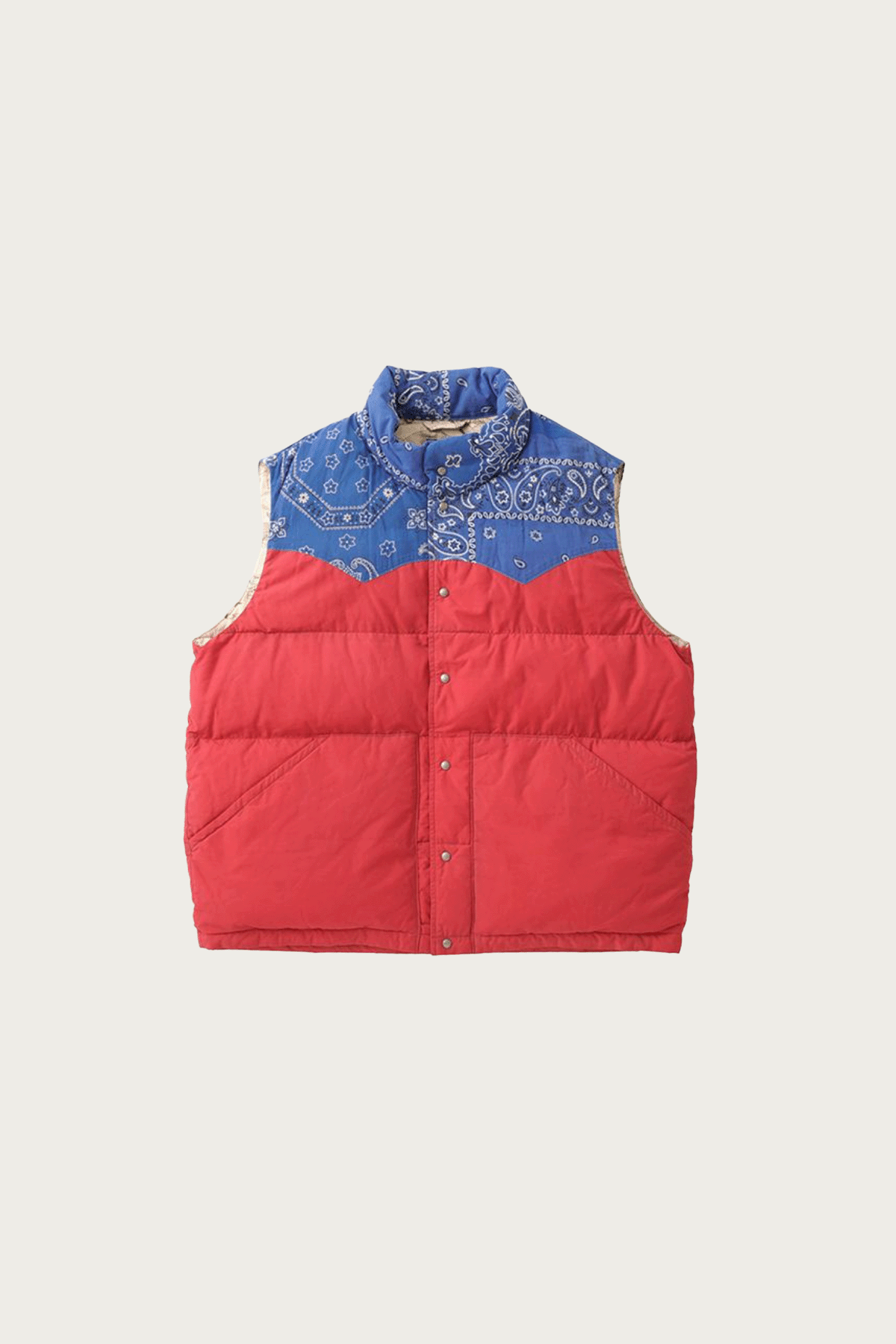 Visvim - (I.C.T.) Kerchief Down Vest - Red - Canoe Club