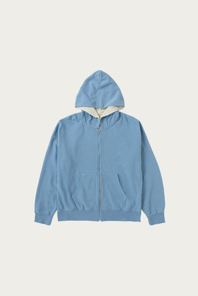 Visvim - Jumbo Dual Hoodie F.Z. DMGD - Lt. Blue - Canoe Club