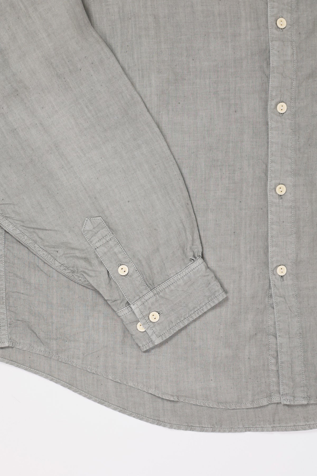 Visvim - Palmer Shirt Damaged (Linen) - Grey - Canoe Club