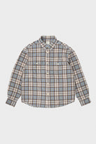 Visvim - Pioneer Khadi Check L/S - Blue - Canoe Club