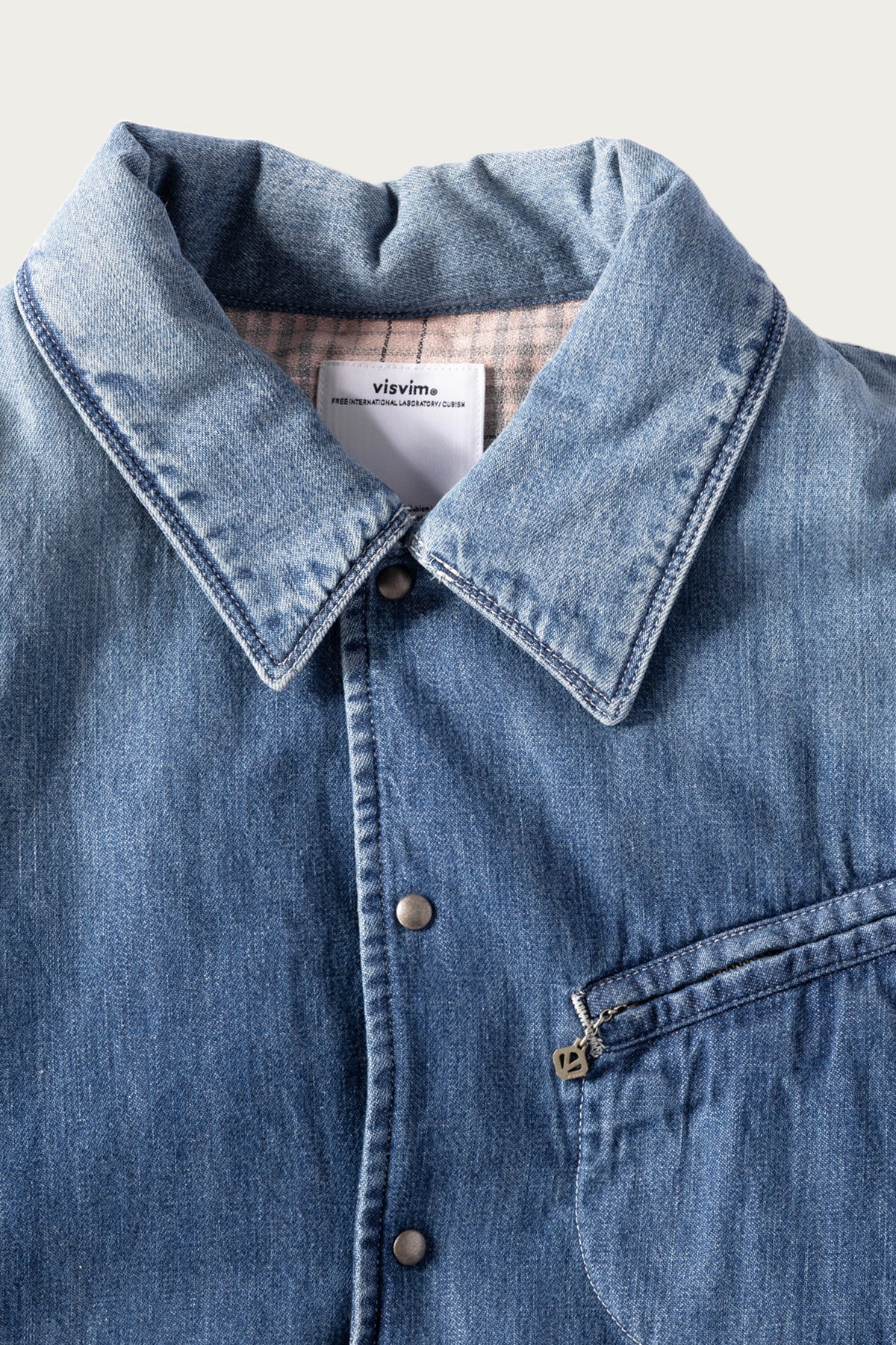 Visvim SS Coach Down Coverall DMGD | Lt. Indigo | Canoe Club